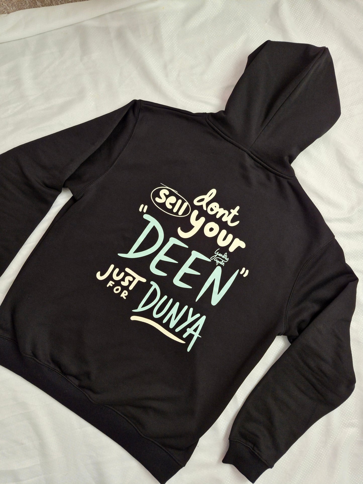 Premium Islamic Semi-Baggy Streetwear Hoodie- Don't Sell Your Deen.